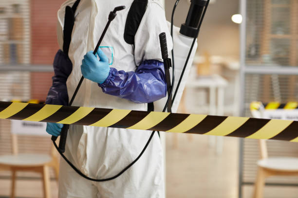 Professional Biohazard Cleanup technician working in Newman Grove, NE